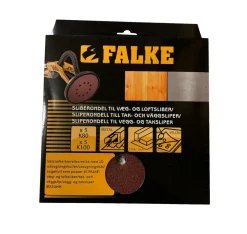 Falke® Sand- & Slibepapir*sliberondel Ø220 mm K80/100 10-pk.