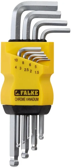 Falke® Spændeværktøj*stiftnøglesæt m/kuglehoved 9 dele