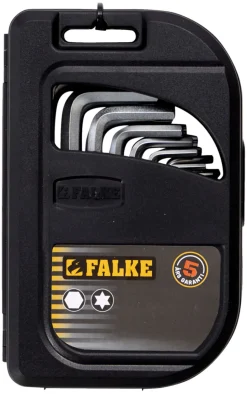 Falke® Spændeværktøj*stift- og torxnøglesæt med 18 dele