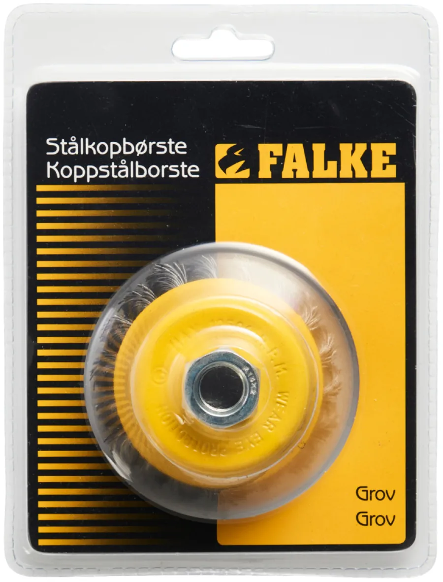 Falke® Sand- & Slibepapir*stålkopbørste grov Ø75 mm