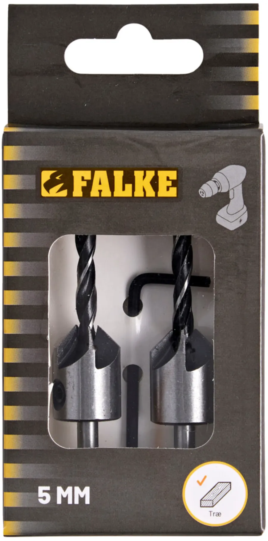Falke® Bor & Bits*terrassebor med forsænker 2 stk.