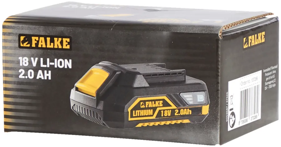 Falke® Øvrigt Tilbehør|Tilbehør Til Havemaskiner*18 V Li-ion batteri 2,0 Ah