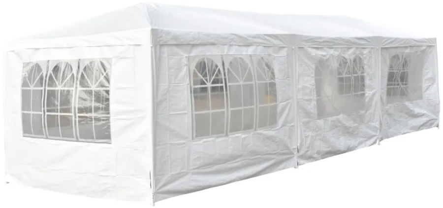 Sunlife® Sæsonafslutning|Pavilloner & Partytelte*Festtelt Kentucky 3 x 9 meter - Hvid