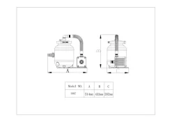 Swim & Fun Poolpumper & Filtersystemer*Filterballs system til pool 100 W –