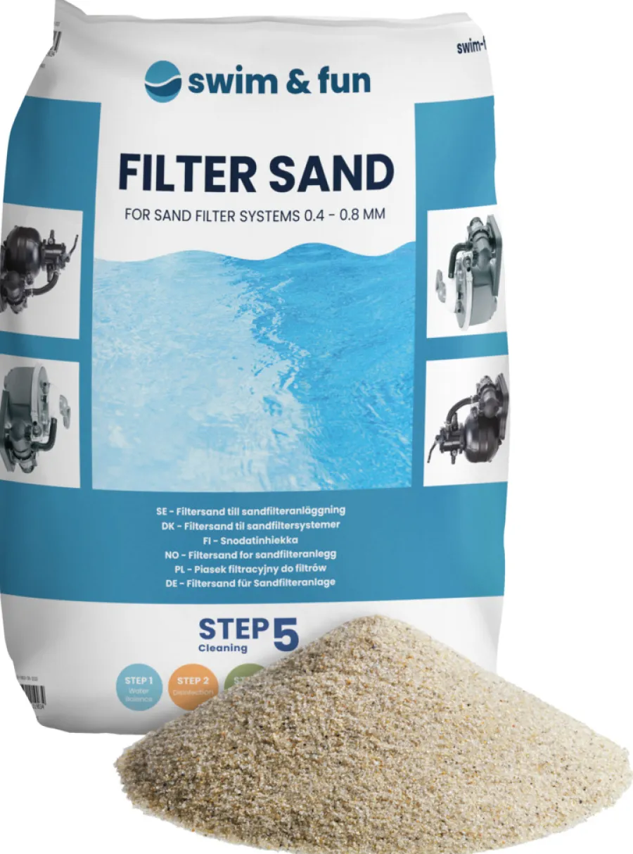 Swim & Fun Poolpumper & Filtersystemer*Filtersand 18 kg -