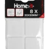 HOME it Filtpuder*Filtpuder selvklæbende 30 x 30 mm hvid - 8 stk.