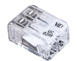 Elworks Elophæng & -Fastgørelse*Fjedersamlemuffe med 2 poler 2,5 mm² - 16 stk.