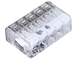 Elworks Elophæng & -Fastgørelse*Fjedersamlemuffe med 5 poler 2,5 mm² - 8 stk.