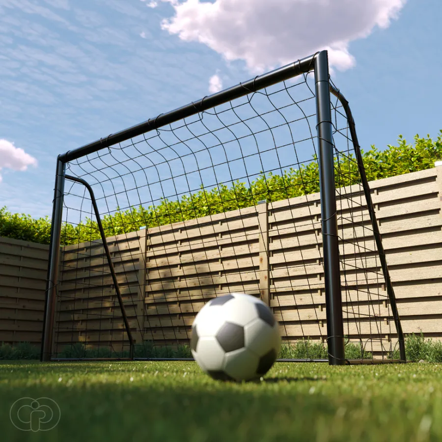 Ud & Leg® Sport & Motion*Fodboldmål Pro 180 x 70 x 120 cm Sort