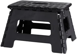 Campingudstyr|Trappestiger, Arbejdsbukke & Skamler*Foldbar skammel 32 x 25 x 22 cm Sort