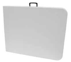 Telte & Campingmøbler|Haveborde*Foldebord stål/plast 180 x 75 cm Hvid