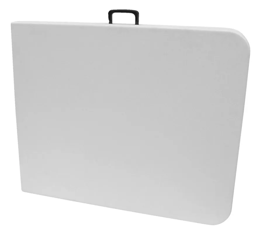 Telte & Campingmøbler|Haveborde*Foldebord stål/plast 180 x 75 cm Hvid