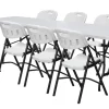Haveborde*Foldebord stål/plast 240 x 70 cm hvid