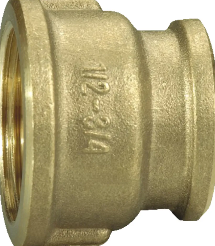Messing*Formindskermuffe 3/4" x 1/2" Messing