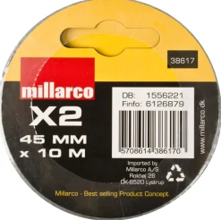 WORK it by millarco Tape*Gaffatape 45 mm x 10 meter 2-pk