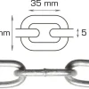 HOME it Kæder & Wirer*Galvaniseret kæde langleddet Ø5 mm x 2 meter