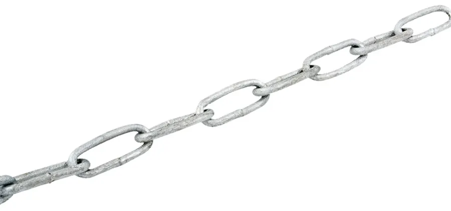 HOME it Kæder & Wirer*Galvaniseret kæde langleddet Ø6 mm x 2 meter