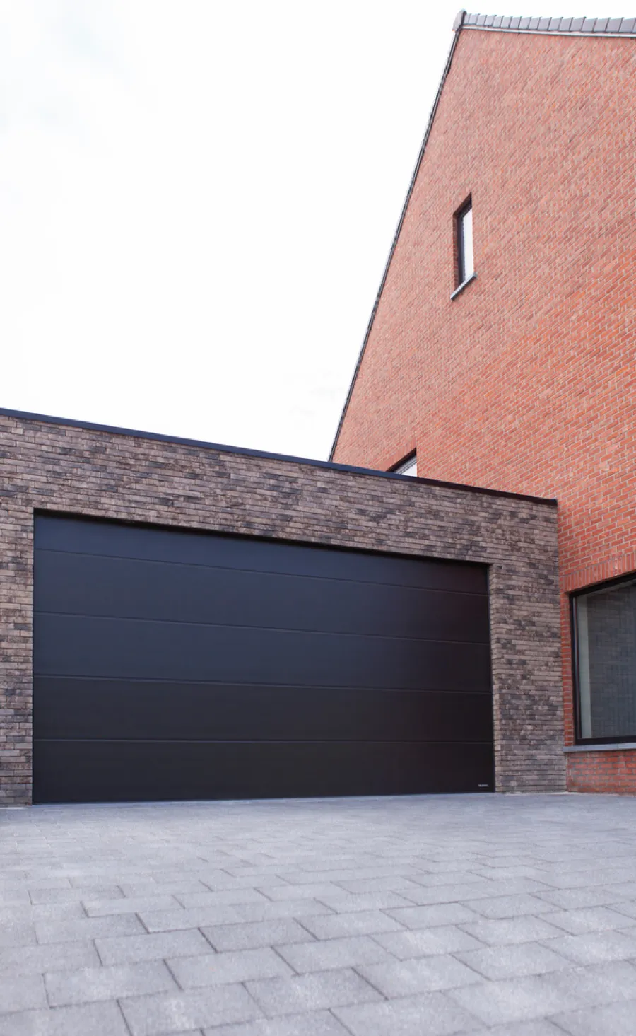 Garageporte & Tilbehør*Garageport 240 x 200 cm med portautomatik SNP Panel G