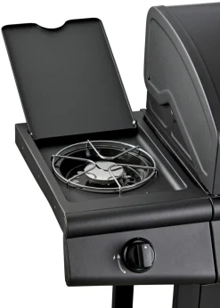 Grillexpert® Gasgrill*Gasgrill 3 brændere og sidebrænder sort -