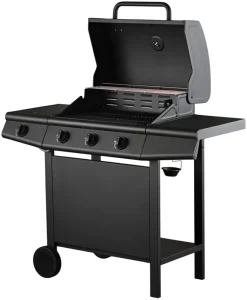 Grillexpert® Gasgrill*Gasgrill 3 brændere og sidebrænder sort -