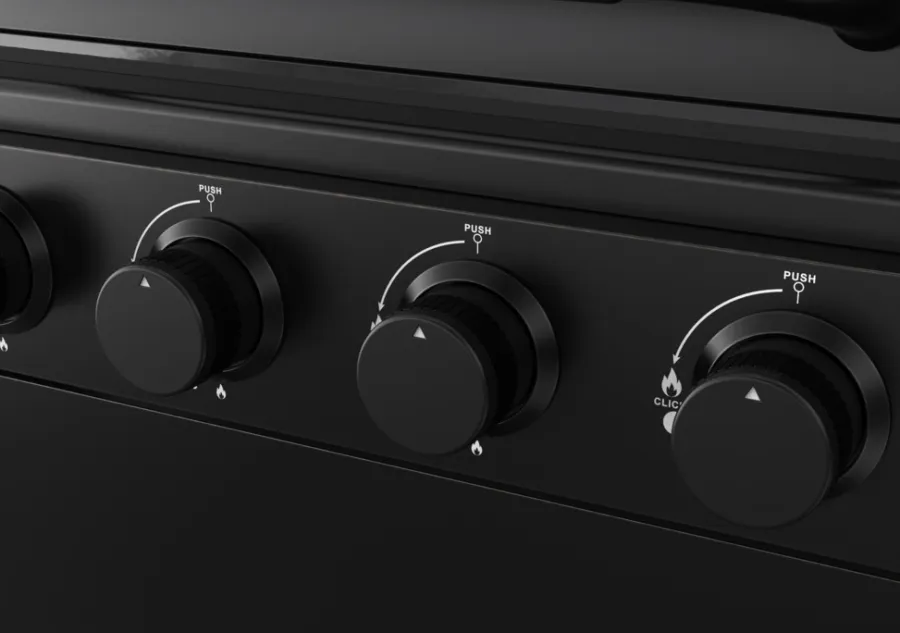 Grillexpert® Gasgrill*Gasgrill m/4 brændere & bagbrænder - Sort