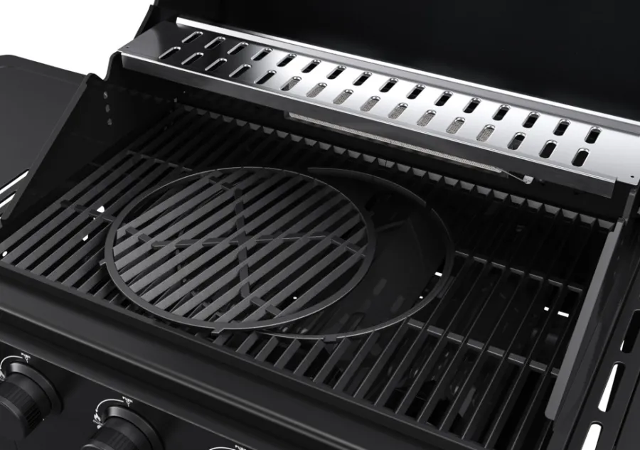Grillexpert® Gasgrill*Gasgrill m/4 brændere & bagbrænder - Sort