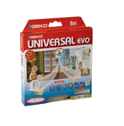 Geko Tætningslister*tætningsliste universal EVO transparent - 6 meter