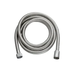 GEYSER® Brusehoveder & -Slanger*bruseslange 175 cm m/vandspare Rustfrit stål