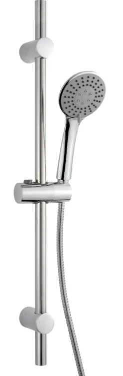 GEYSER® Brusehoveder & -Slanger*brusestangsæt Ø100 mm 3-jet Krom