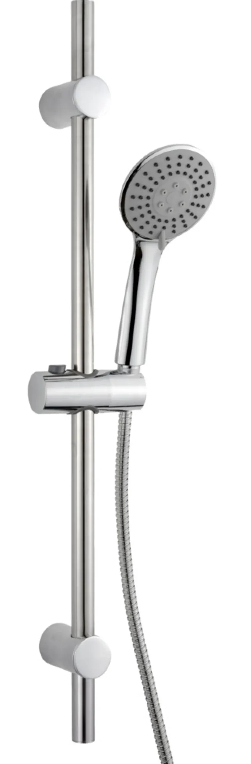 GEYSER® Brusehoveder & -Slanger*brusestangsæt Ø100 mm 3-jet Krom