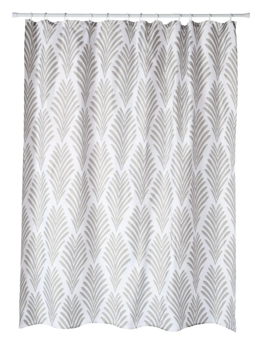 GEYSER® Badeforhæng*Cone Grey badeforhæng 180 x 200 cm