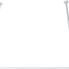GEYSER® Badeforhæng*forhængsstang U-form 90 x 90 x 90 cm hvid
