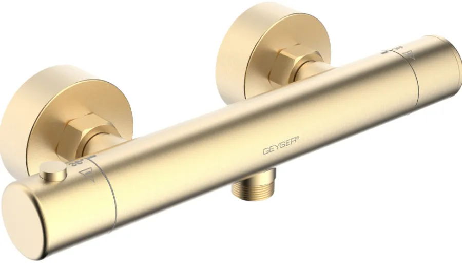 GEYSER® Blandingsbatterier Til Bad Og Brus*Lima brusearmatur Guld