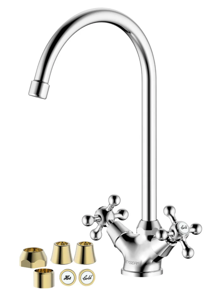 GEYSER® Køkkenarmatur*Magnolia køkkenarmatur krom