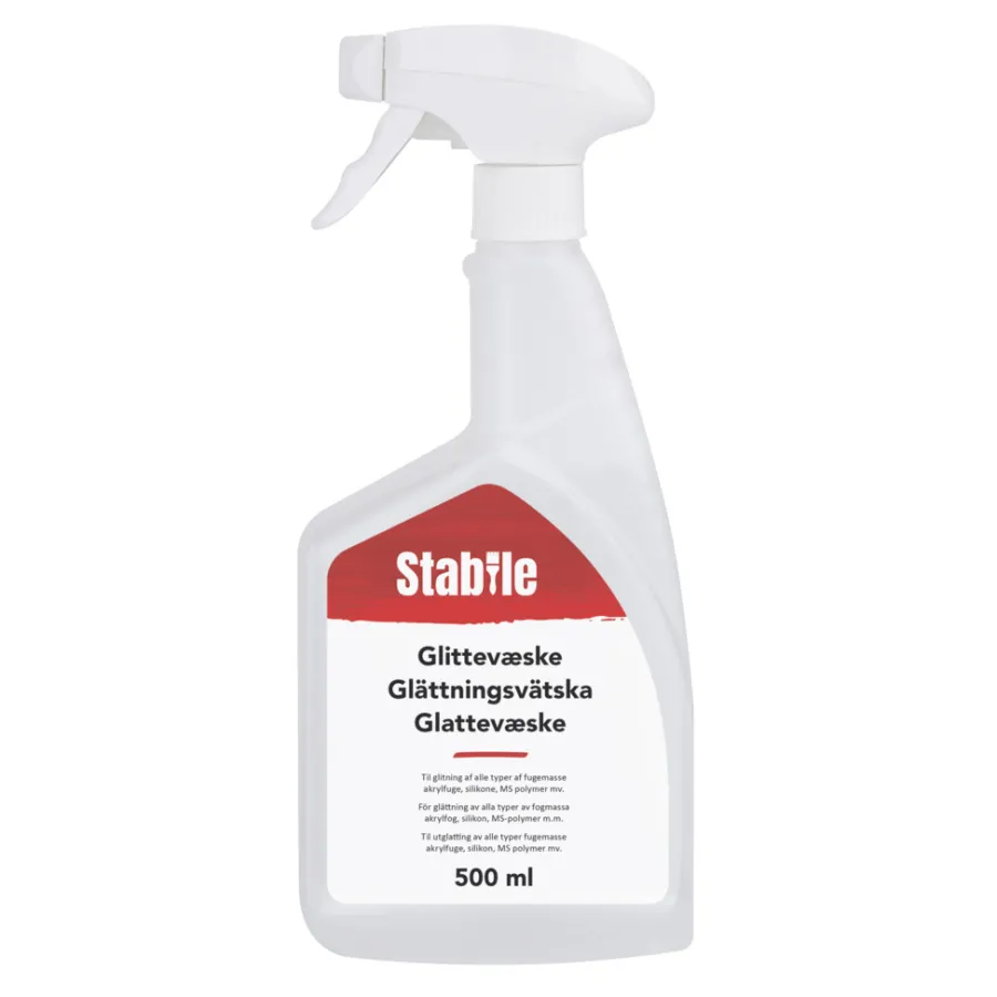 Stabile® Silikone|Akryl*Glittevæske 500 ml - gennemsigtig