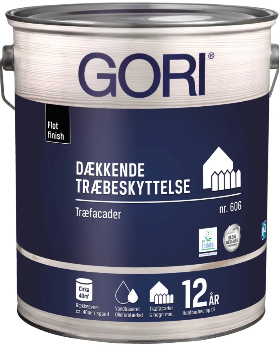 GORI Træbeskyttelse*606 dækkende træbeskyttelse 5 liter Antracit