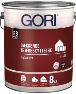 GORI Træbeskyttelse*605 dækkende træbeskyttelse 5 liter Grøn umbra