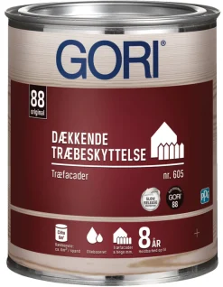 GORI Træbeskyttelse*605 dækkende træbeskyttelse 0,75 liter Kridt