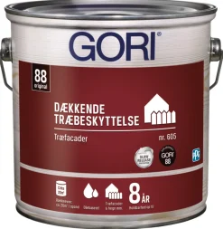 GORI Træbeskyttelse*605 dækkende træbeskyttelse 2,5 liter Kulsort