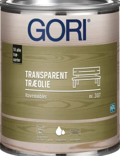 GORI Træolie*307 transparent træolie til havemøbler 0,75 liter Nyatoh