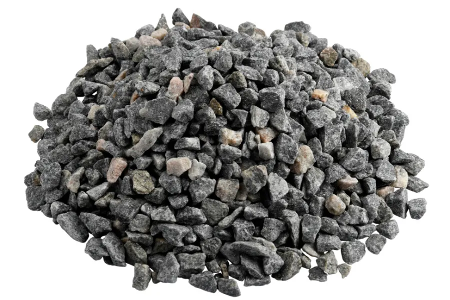 Safestone by ZURFACE Skærver & Sten|Big Bags*Granitskærver grå Stenungsund 16–22 mm - Safestone Overvejende grå med en smule hvid og rød i