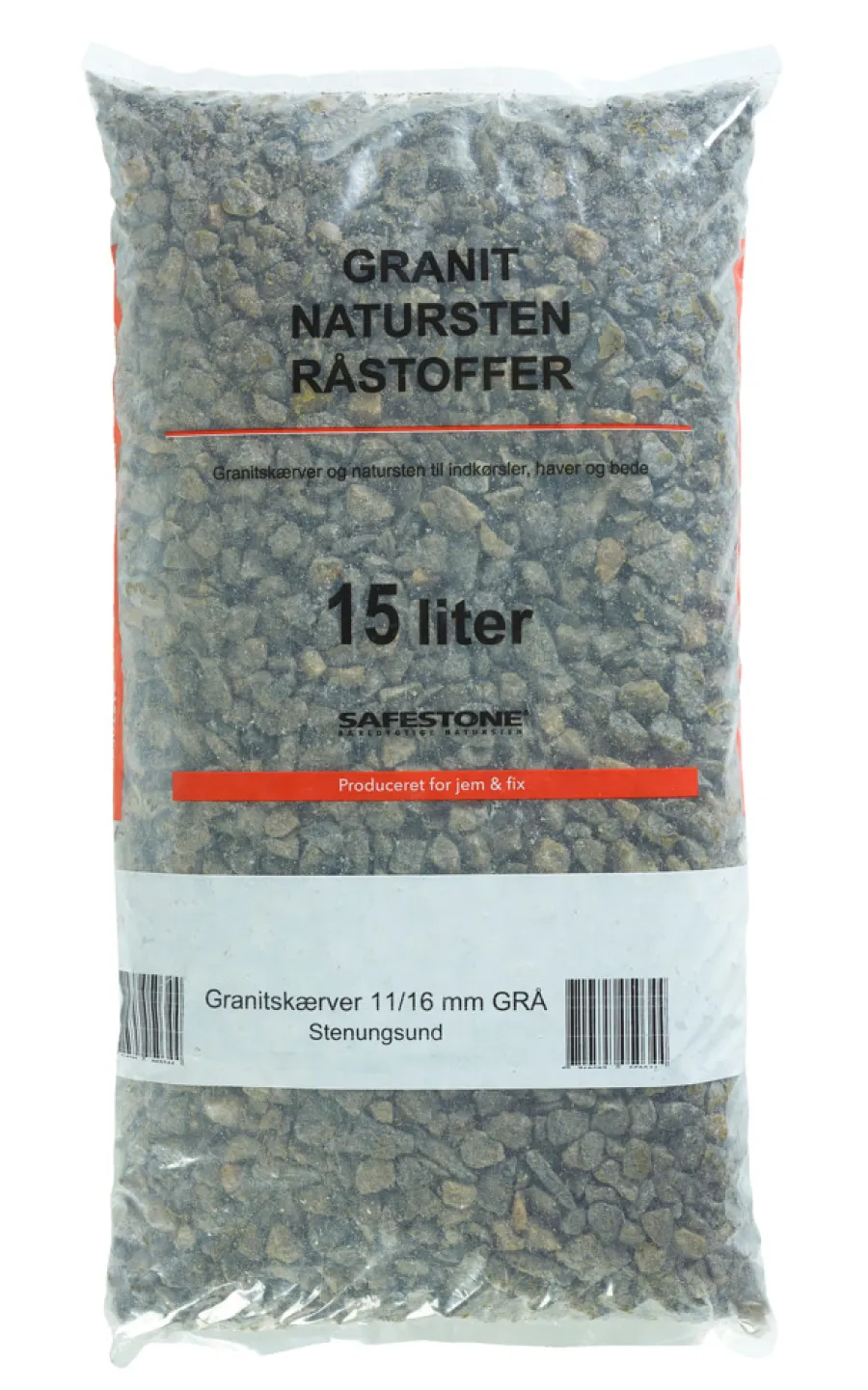 Safestone by ZURFACE Skærver & Sten*Granitskærver 11–16 mm grå Stenungsund - Safestone
