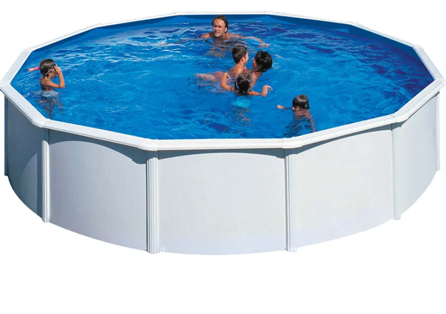 Swim & Fun Pools*Gre poolpakke Ø550 cm 24944 liter - Hvid