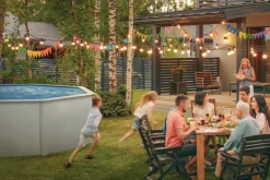 Swim & Fun Pools*Gre poolpakke oval 14550 liter - Hvid