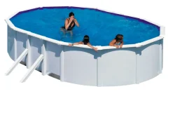 Swim & Fun Pools*Gre poolpakke oval 25323 liter - Hvid