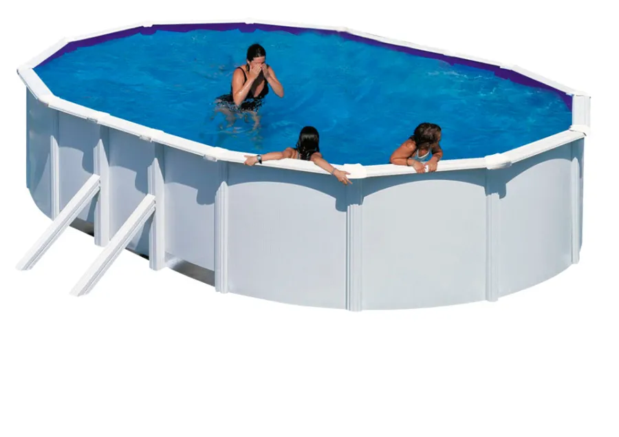 Swim & Fun Pools*Gre poolpakke oval 20893 liter - Hvid