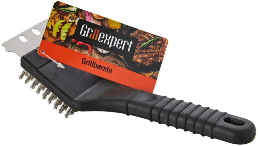 Grillexpert® Grilltilbehør*Grillbørste med skraber -