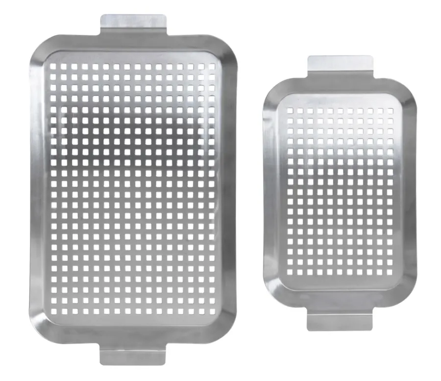 Grillexpert® Grilltilbehør*Grillfade 2 stk. medium og stor -