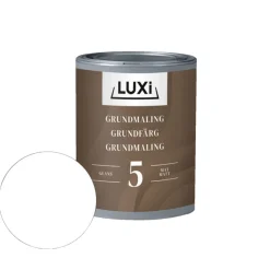 LUXI® Træ- & Metalmaling*Grundmaling hvid 0,75 liter -