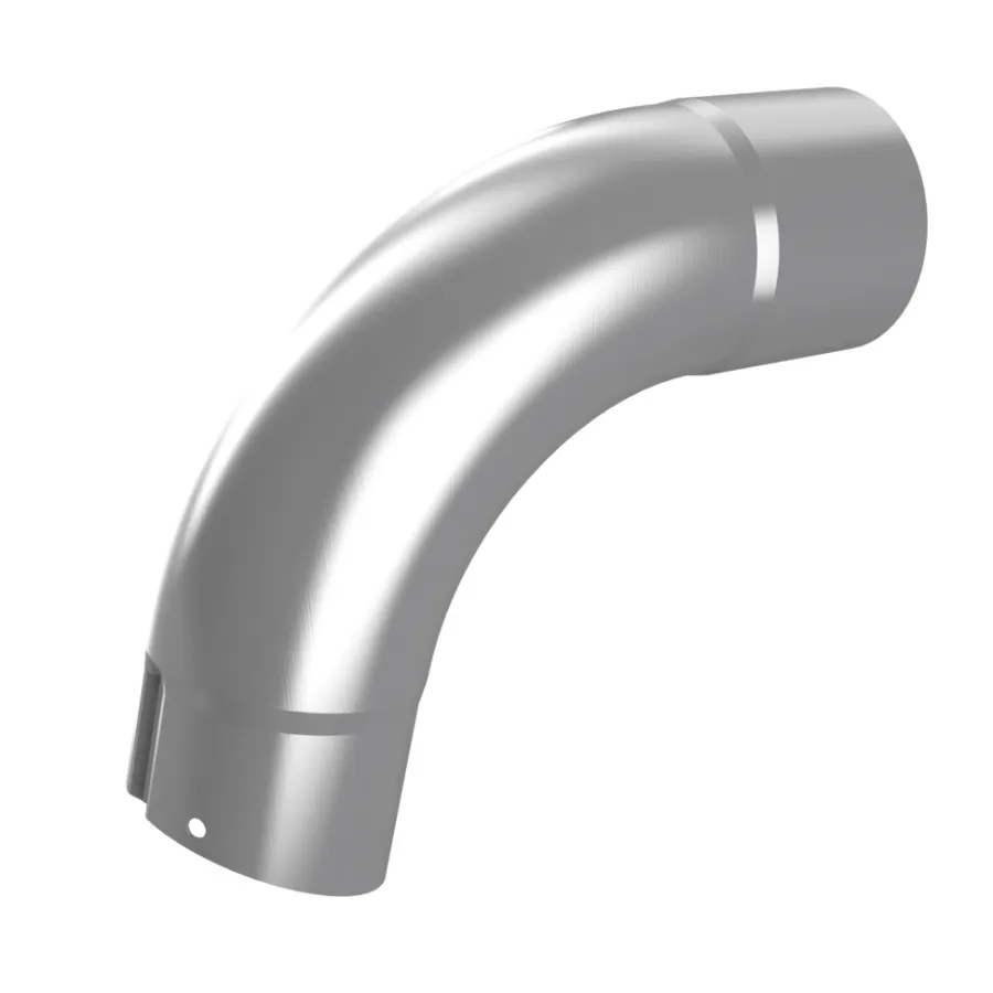 Grøvik Tagrender*bøjning 75 gr. T125 aluminium
